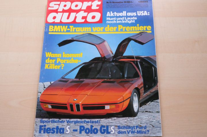 Deckblatt Sport Auto (11/1976)